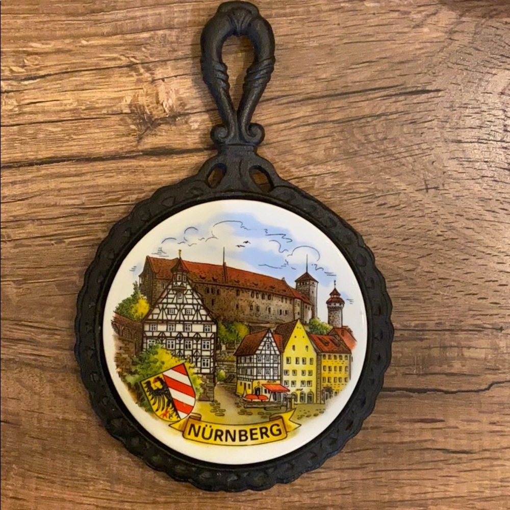 Nurnberg hot plate coaster made in Germany
